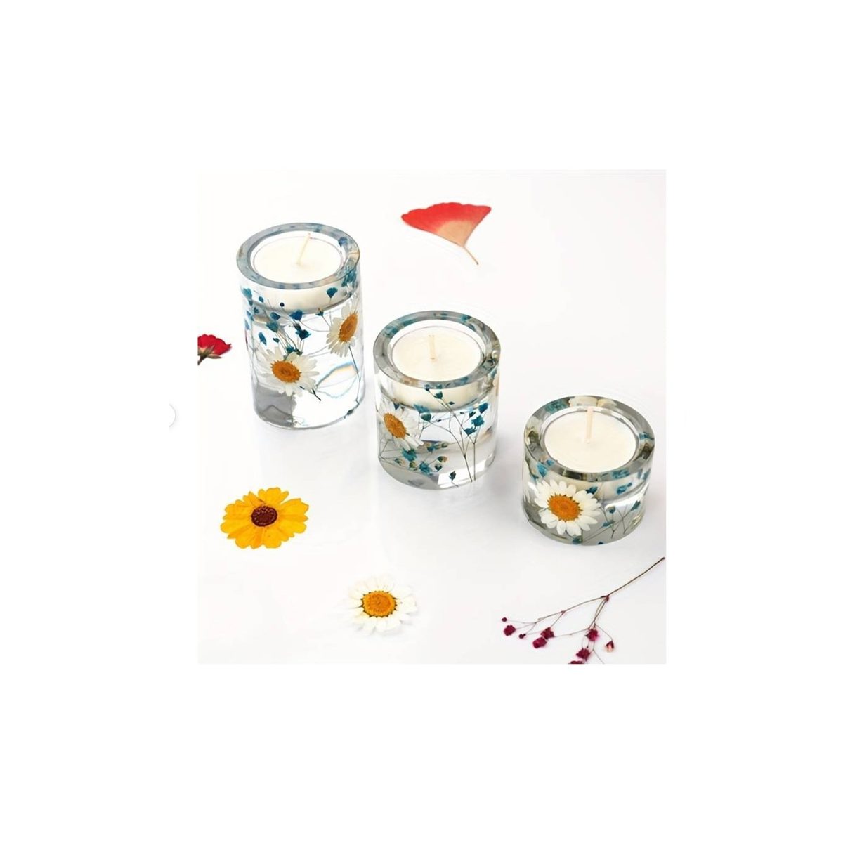 Crystal drip candle holders