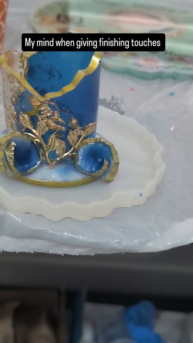 Resin pen stand / desk organizer