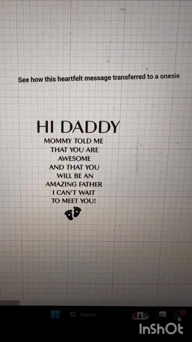 Custom printed onesie