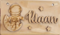 Mini Name Plate Painting Kit | 10 × 7 inch Personalized Wood Craft | Kids Party Return Gift | Birthday Favor